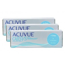Акція! 3 упаковки Acuvue Oasys 1-Day with Hydraluxe зі знижкой