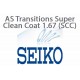 Seiko 1.67 Transitions Super Clean Coat (SCC) AS 